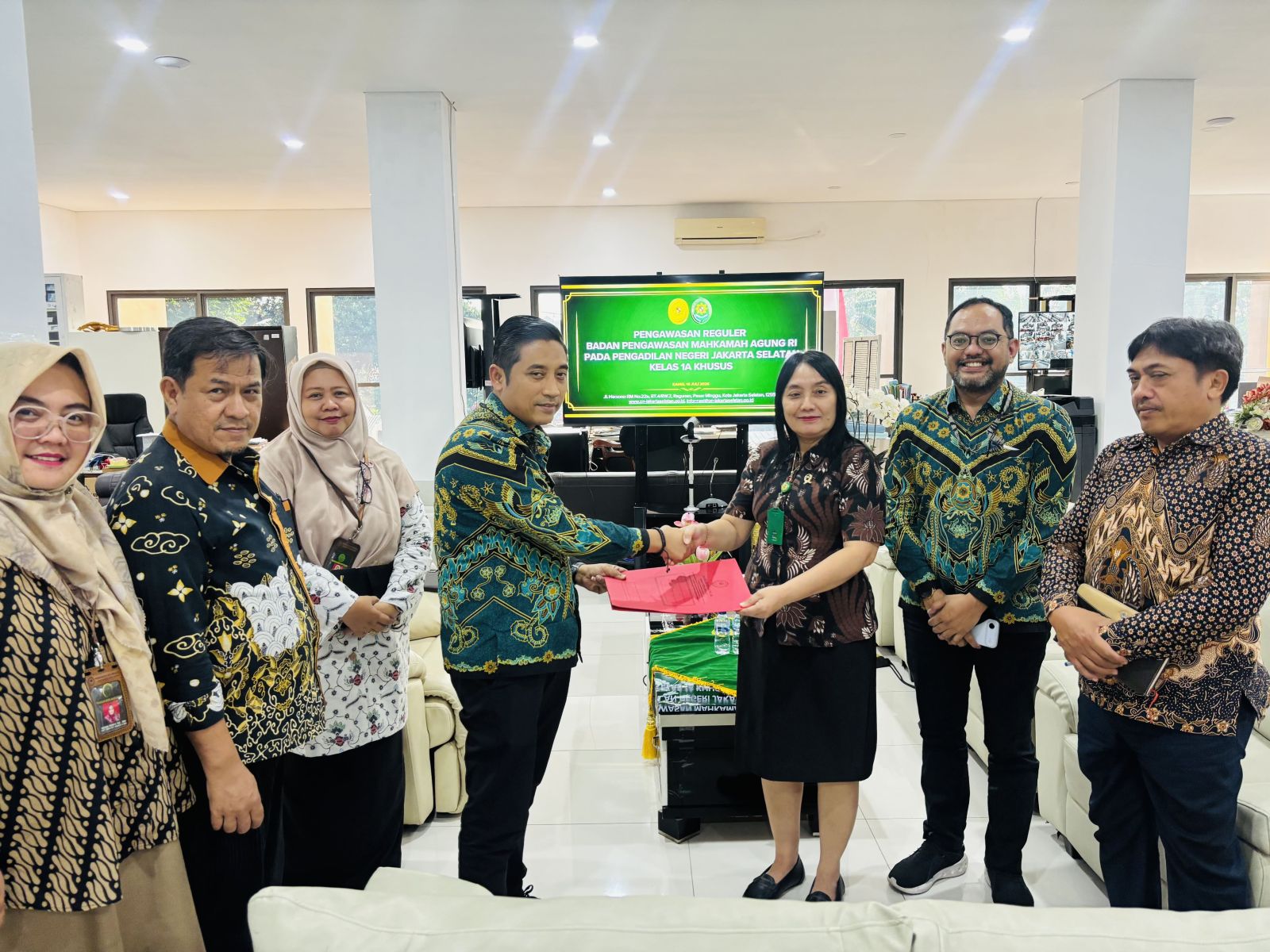 Badan Pengawasan Mahkamah Agung RI Resmi Tutup Rangkaian Pengawasan Reguler di PN Jakarta Selatan