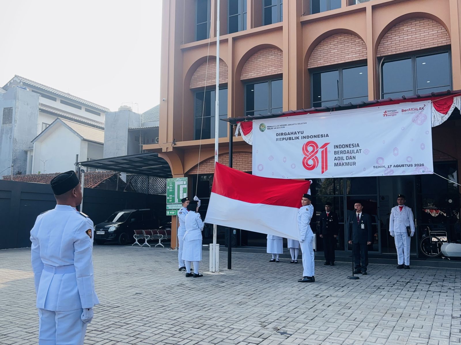 PN Jakarta Selatan Gelar Upacara Peringatan HUT ke-81 Kemerdekaan RI