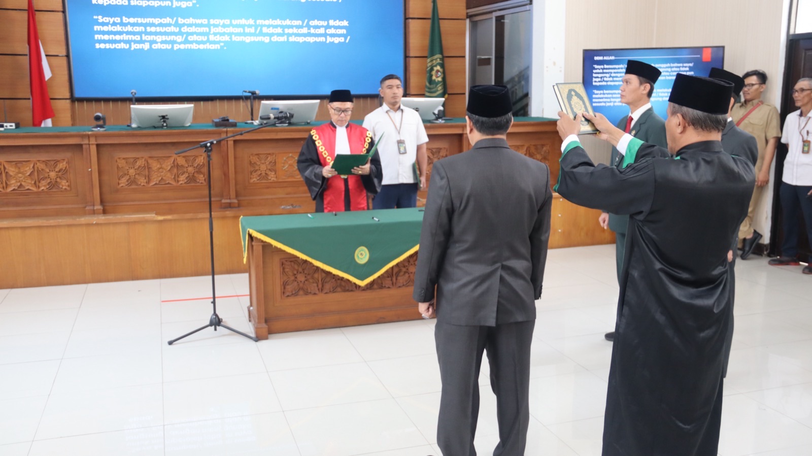 Pengambilan Sumpah Jabatan dan Pelantikan Panitera Pengadilan Negeri Jakarta Selatan Kelas IA Khusus