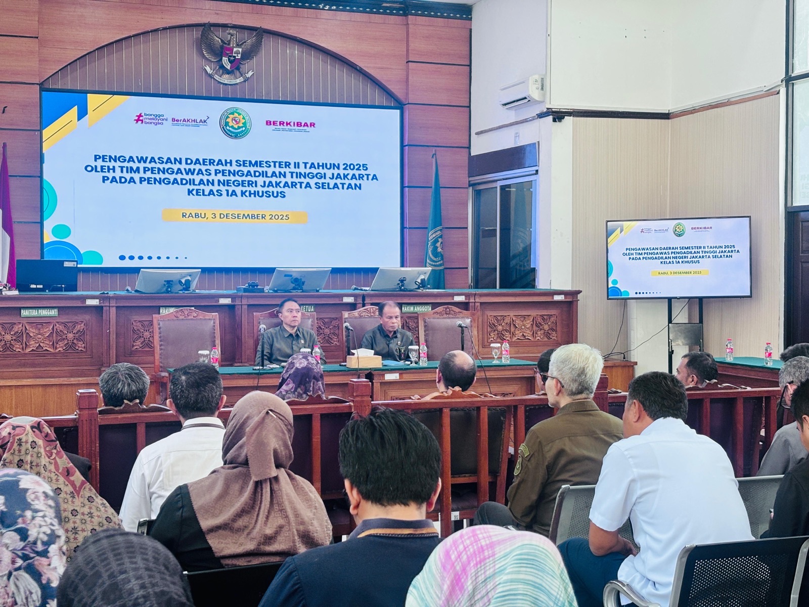 Pengawasan Daerah Semester II Tahun 2025 Oleh Tim Pengawas Pengadilan Tinggi Jakarta pada Pengadilan Negeri Jakarta Selatan Kelas IA Khusus