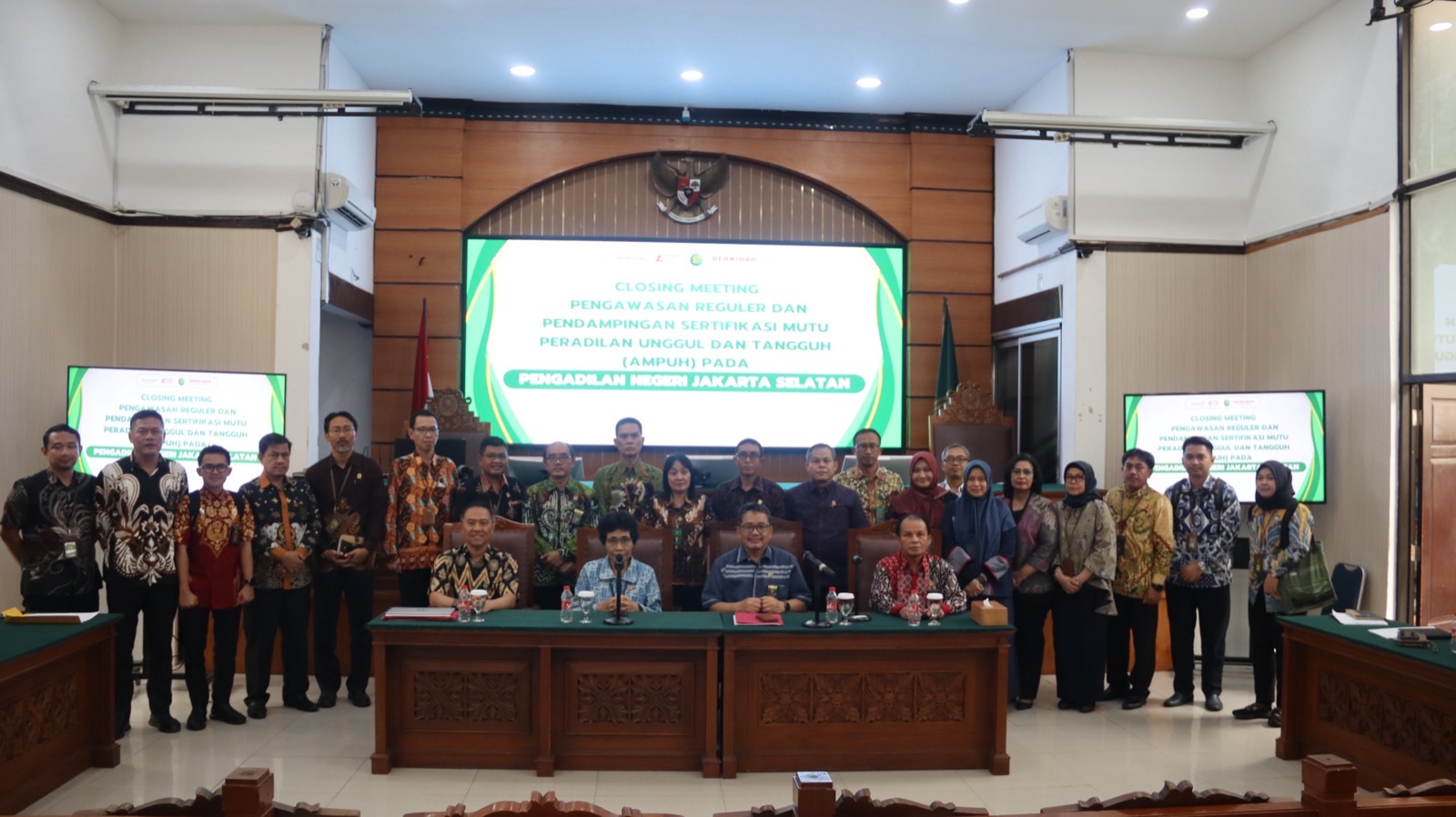 Pengawasan reguler dan pendampingan sertifikasi AMPUH