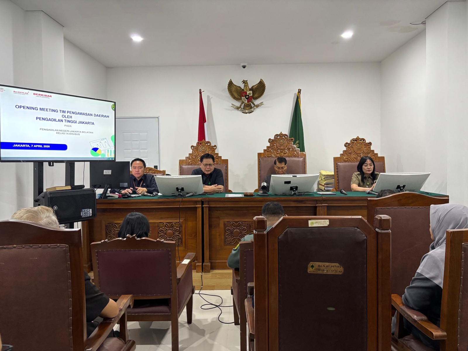 Pengawasan Reguler Pengadilan Negeri Jakarta Selatan oleh Pengadilan Tinggi Jakarta