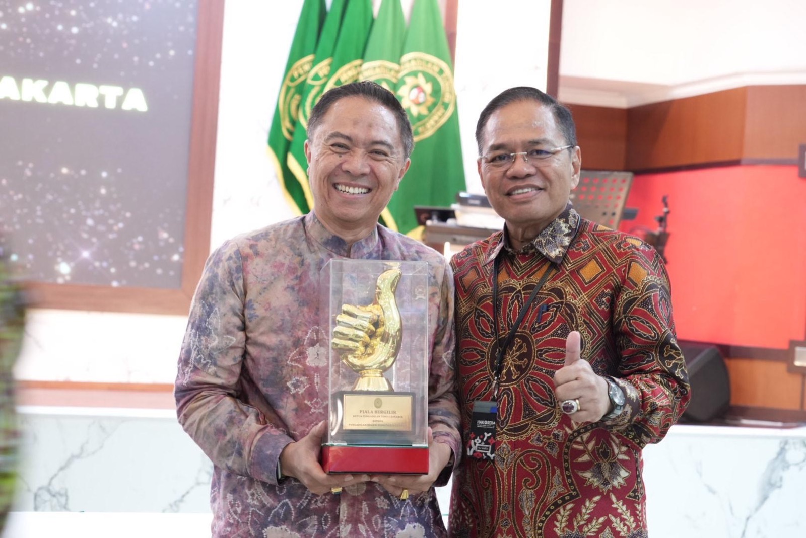 Pengadilan Negeri Jakarta Selatan Raih Satuan Kerja Terbaik I dalam HUT ke-76 Pengadilan Tinggi Jakarta