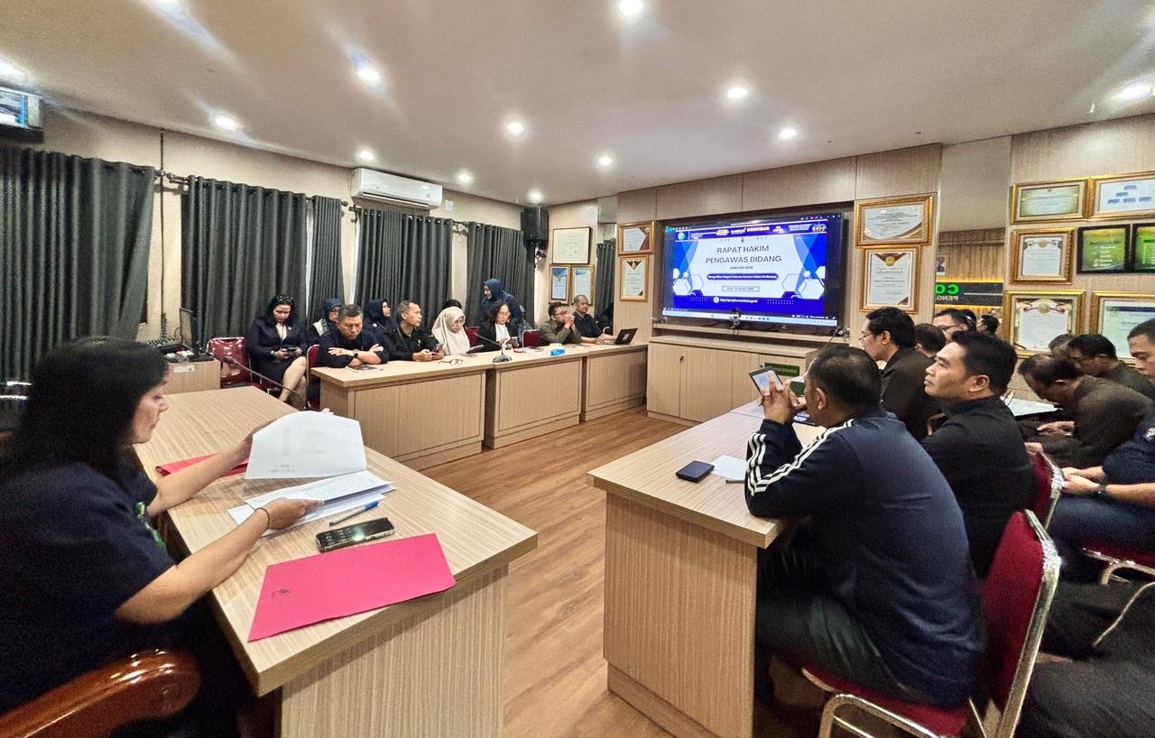 Rapat Hakim Pengawas Bidang Bulan Januari 2026