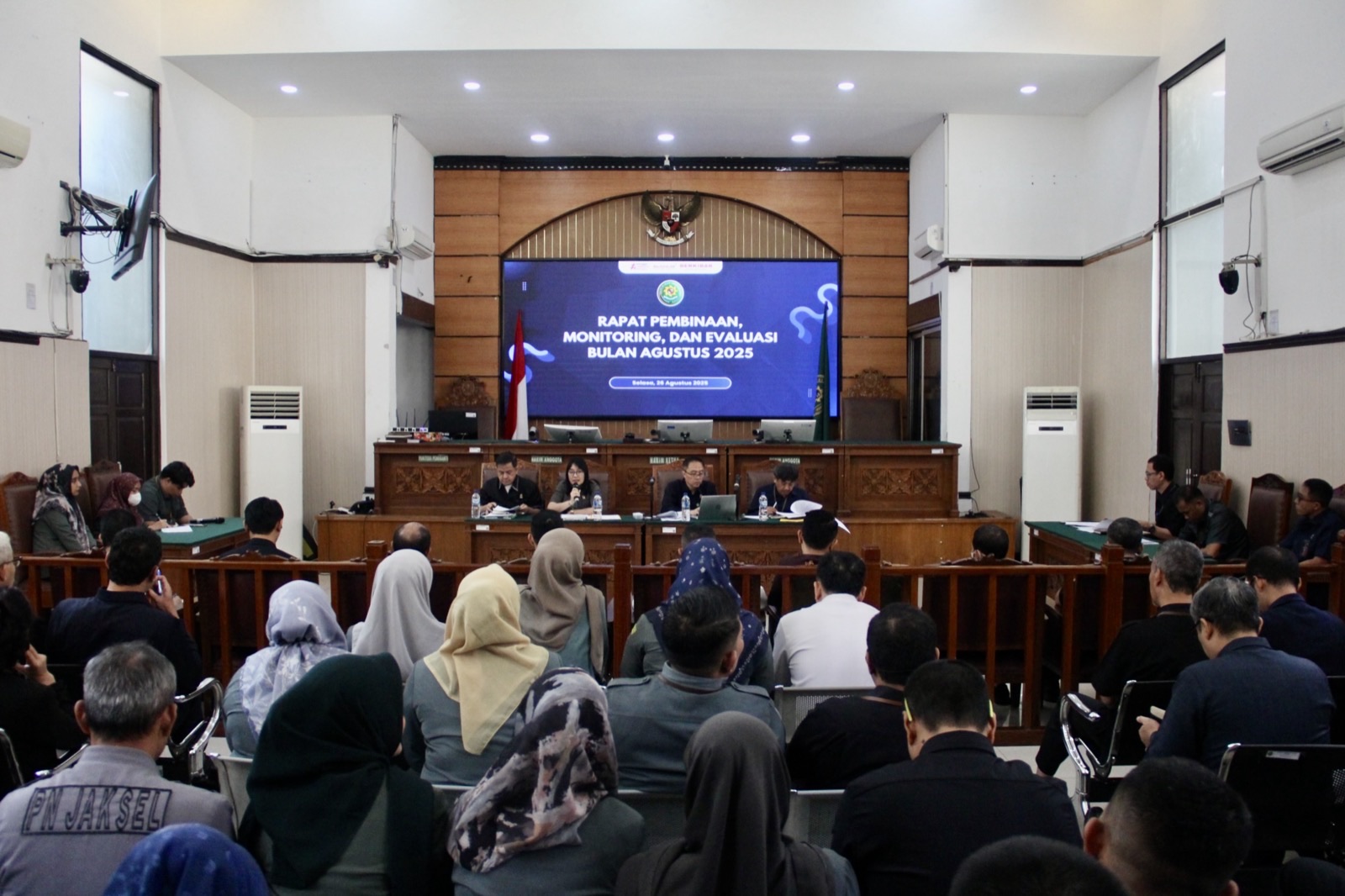 Rapat Pembinaan, Monitoring, dan Evaluasi Bulan Agustus 2025