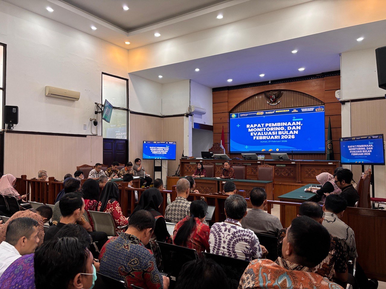 Rapat Pembinaan, Monitoring, dan Evaluasi Bulan Februari 2026