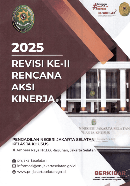 Revisi ke-II RENJA Tahun 2025